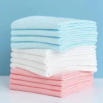 10 PZ 100% Cotone Pannolini di Garza Del Bambino Per Il Neonato Pannolino Fasciatoio 43x45 cm Lavabile Riutilizzabile Doppio Strato Morbido Asciugamani Per Bambini