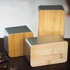 Empty Metal Tin Box With Wood Lid Small Vintage Candy Money Coin Key Pill Packaging Box Kitchen Food Containers Storage Boxes 1