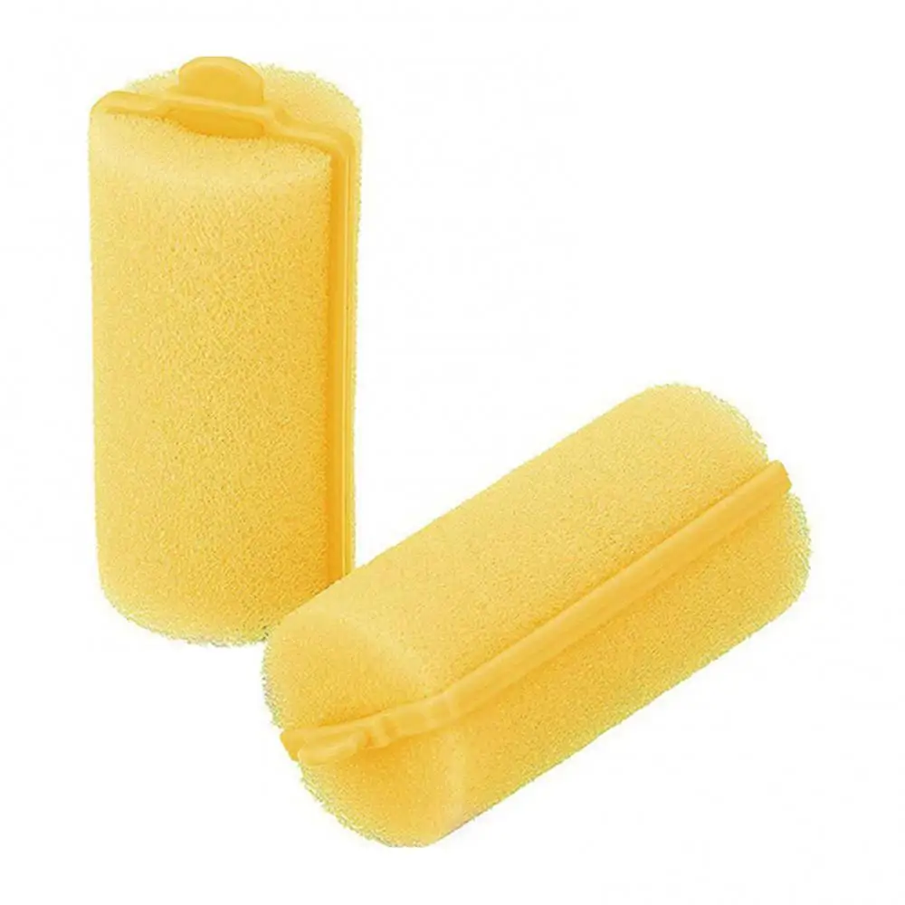 12Pcs/Bag Soft Sponge Foam Cushion Hair Rollers Hair Styling Rollers Curlers Twist Tool Salon Barber DIY Curls Hairdressing Tool