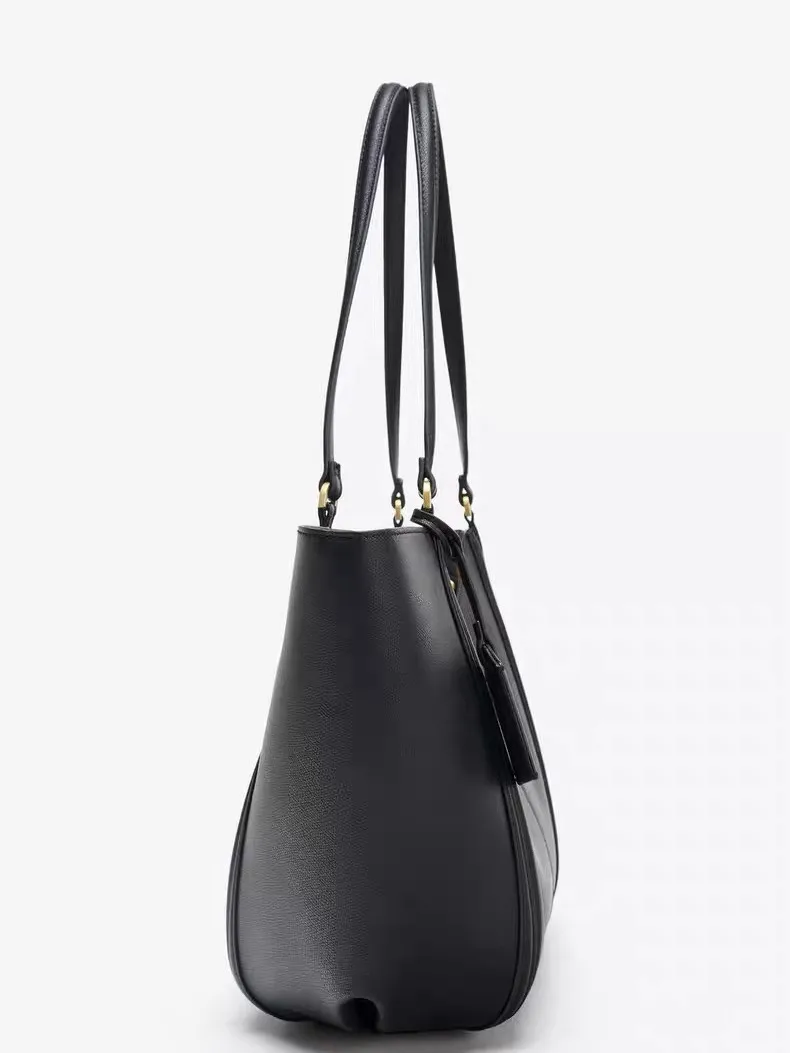 Brand Designer big Pu Leather Shoulder Bags Top Handle Handbags Crossbody Bag with Removable Interior Zip Pouch for Commuter