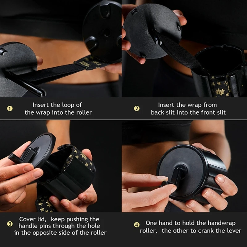 Quickly Re-roll Lightweight & Portable Bandage Roller, Boxing Wrap Roller Bandage Roller Handheld Bandage Roller System 2