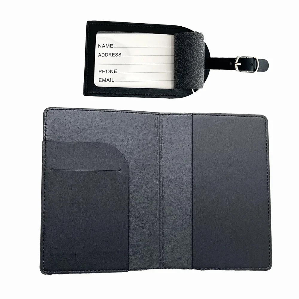 Lot De 2 Housses De Passeport Personnalisées - Étiquettes De