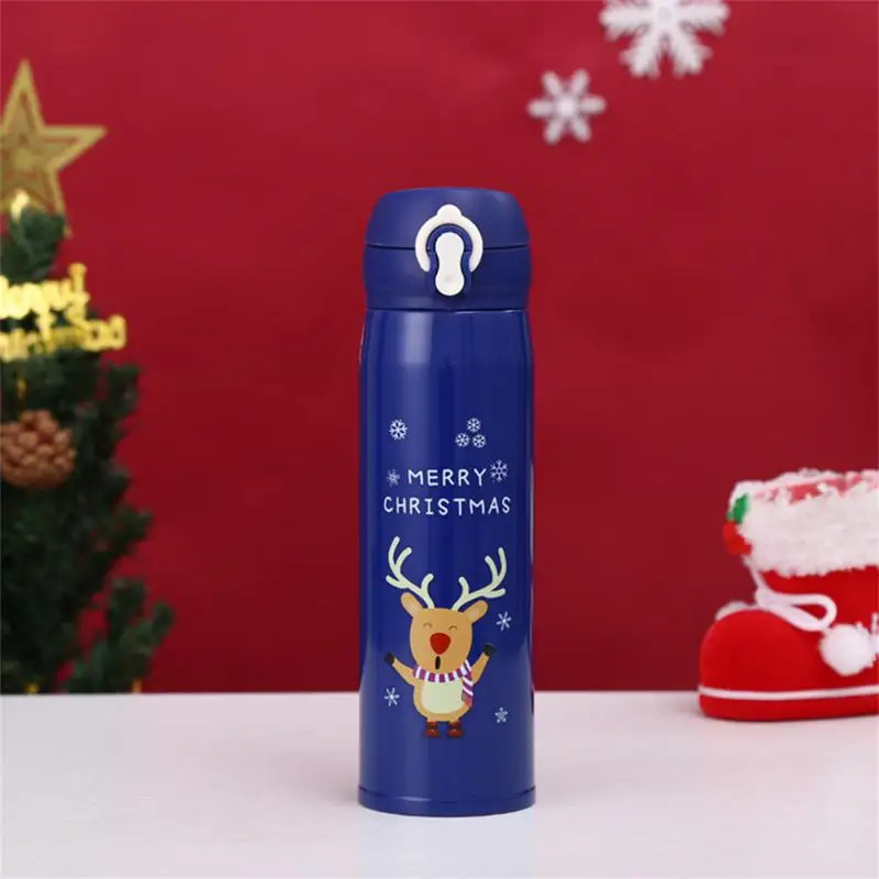 Wholesale Children Cute Cartoon Thermos Vacuum Flask Christmas Elk