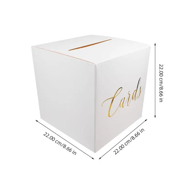 Wedding Card Box Envelope Money Card Receiving Box For Wedding Reception Graduation Birthday Party Baby Shower