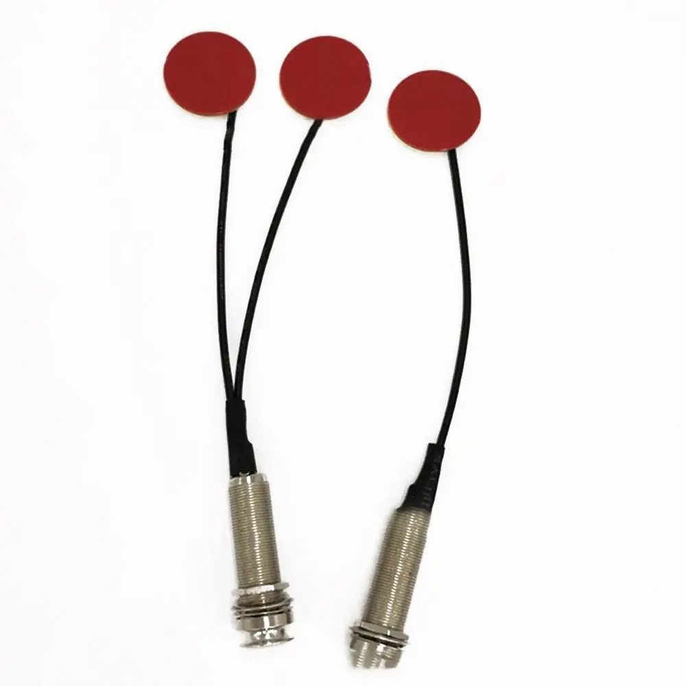 3 Transducer Pickups End Pin Jack Musical instrument pickup Acoustic Guitar Patch Ethnic Instrument Pickups Tail Nail Pickup