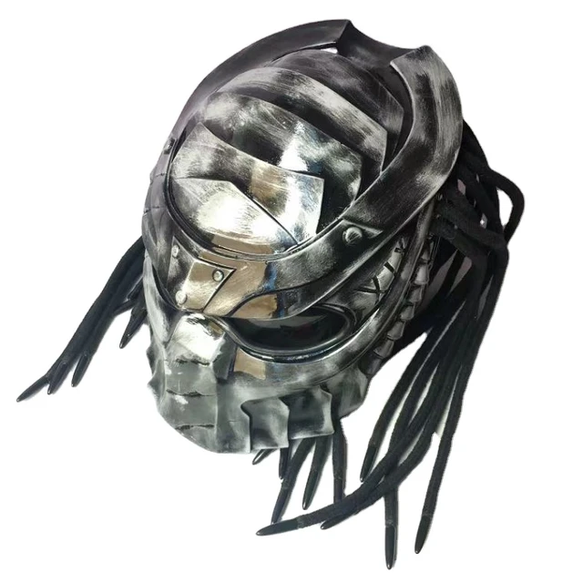 Casque de moto Predator Alien AVP avec masque de cosplay Laser Prop -   Canada