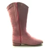 Suede Sole Boot Step Women Latin Dance Boots Salsa Shoe Long Warm Up Line Shoes West Coast Swayd Dance Boots 4