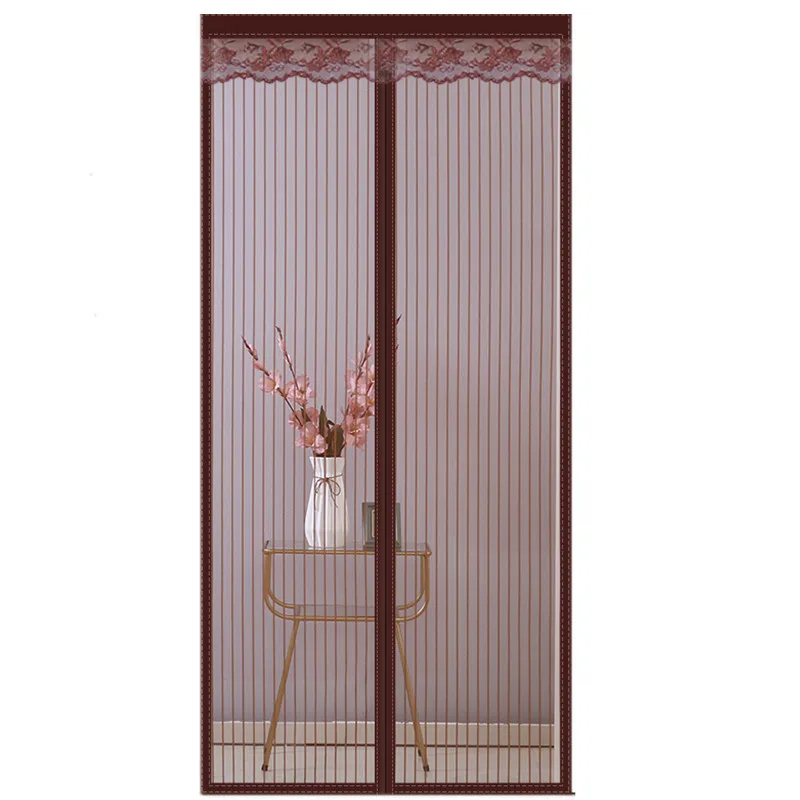 Door Curtain Summer Anti-mosquito Household Magnetic Screen Door Screen Magnet Pair Suction Partition Free Punch magnetic screen door curtain,anti mosquito door curtain,magnetic door curtain,mosquito net curtain,magnetic suction door curtain