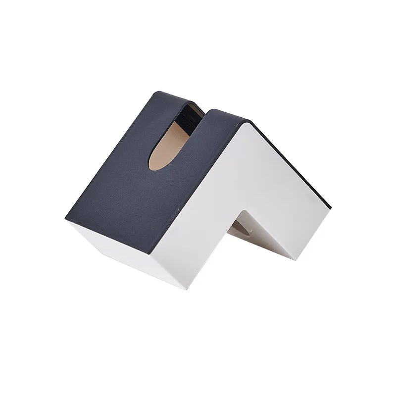 Japanese creative ins air-pumped paper box net red high appearance level L-shaped tissue box living room simple Kleenex box 6