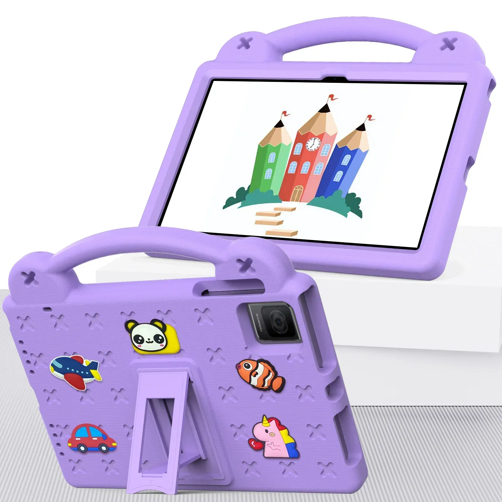 Kids Shockproof EVA Tablet Case Cover, 10-11 inch, Protective and Durable Design