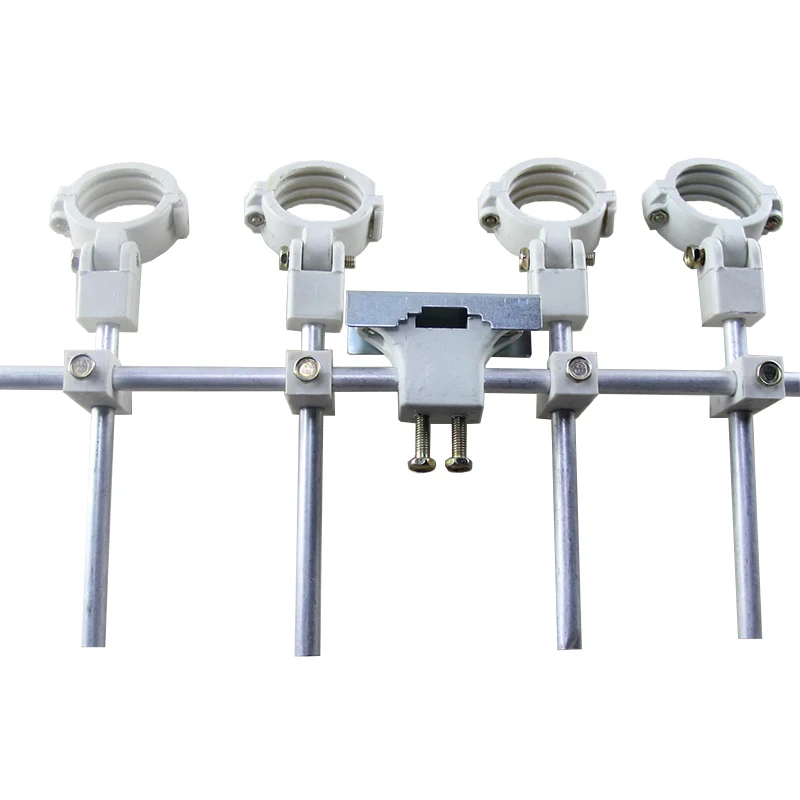 Wholesale Mulitfeed Ku LNB Bracket Holder Hold up to 4 Ku Band LNB on Offset Dish Antenna Aluminum Tube and Plastic Fixture