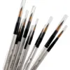12pcs Round Paint Brush Set - Professional Nylon Bristles for Watercolor, Acrylic, Oil Painting, Face & Body Art, Nail Designs 2