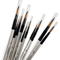 12pcs Round Paint Brush Set - Professional Nylon Bristles for Watercolor, Acrylic, Oil Painting, Face & Body Art, Nail Designs 2