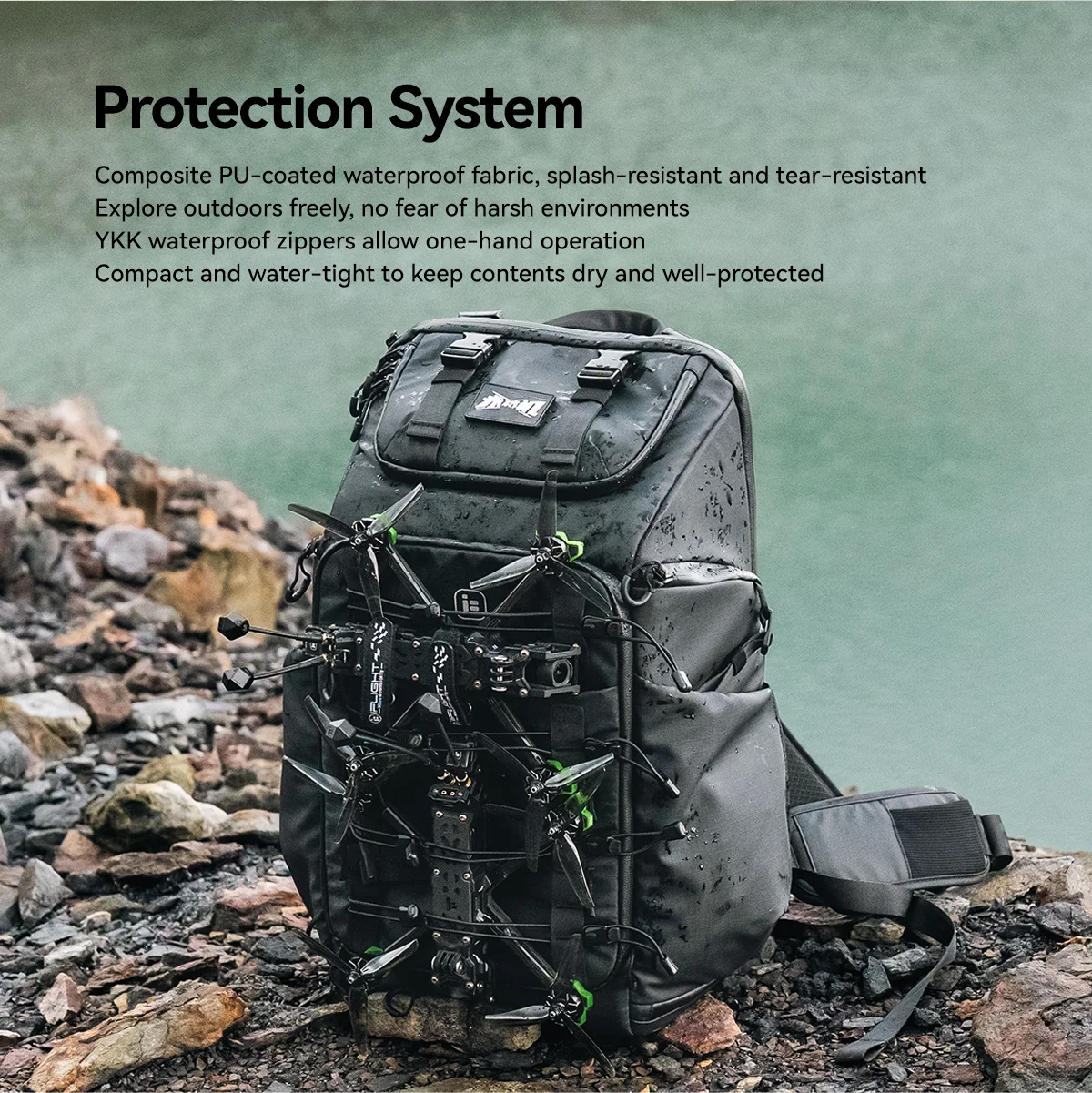 Sac à dos drone FPV iFlight étanche et compartiments modulables