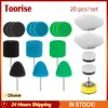 20Pcs 1inch Mini Buffing Polishing Pads Mini Detail Polishing Pads Set Wear-Resistant Sponge Wool Polisher Pads Car Detail Small 1