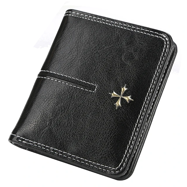 Mini portefeuilles en cuir PU pour femmes, porte-cartes mince, sac à main femme de qualité, fermeture éclair, mode féminine, nouveau 1