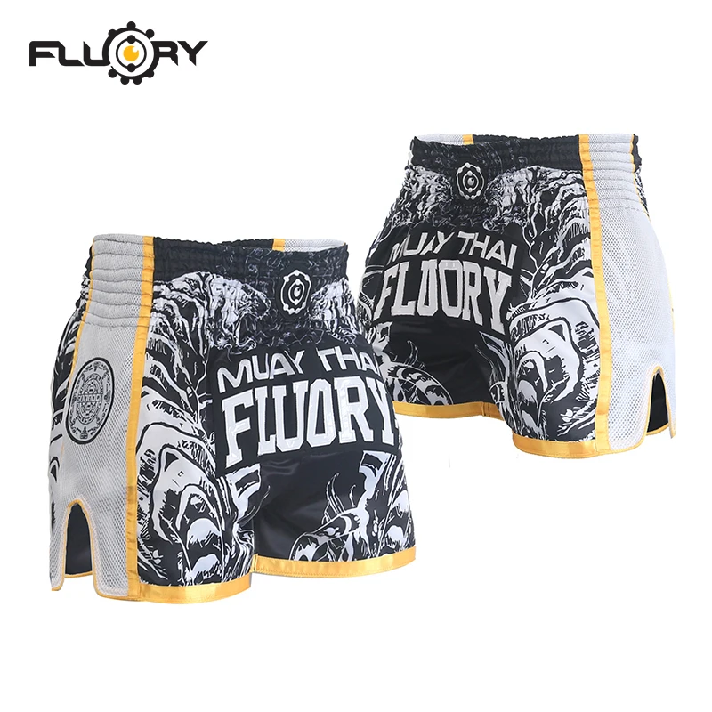 FLUORY Thai Boxing Shorts Fairtex Shorts Free Combat Mixed Martial Arts Boxing Training Match Pants MMA mma shorts