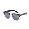 Portable Folding Sunglasses With Box Women Men Upscale Brand Retro Foldable UV400 Sunscreen Spectacles For Driving 4