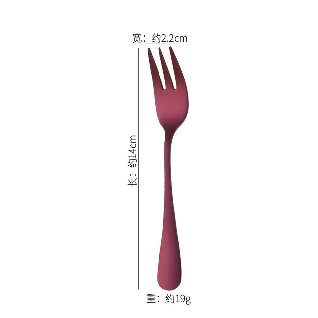 purple fork