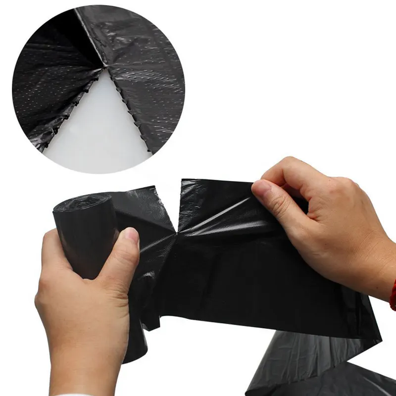 Disposable Trash Bags 1 Roll 50*60cm Household Kitchen Storage Garbage Bags Cleaning Waste Plastic Bags