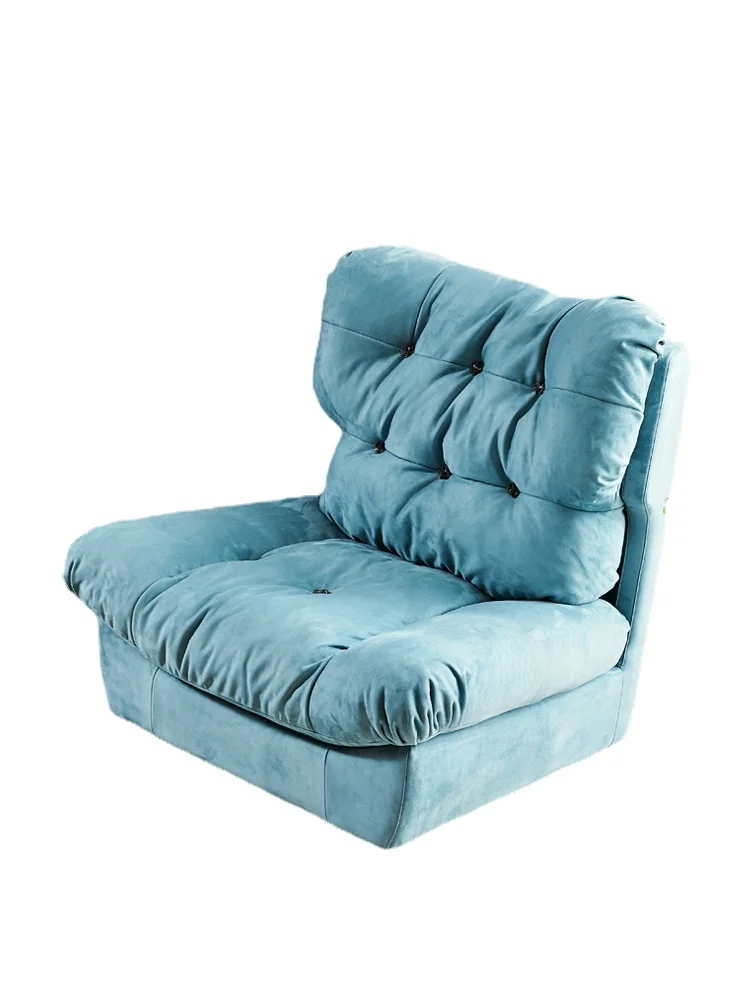 

YY Internet Celebrity Living Room Bedroom Solid Wood Armchair Rotating Lazy Sofa