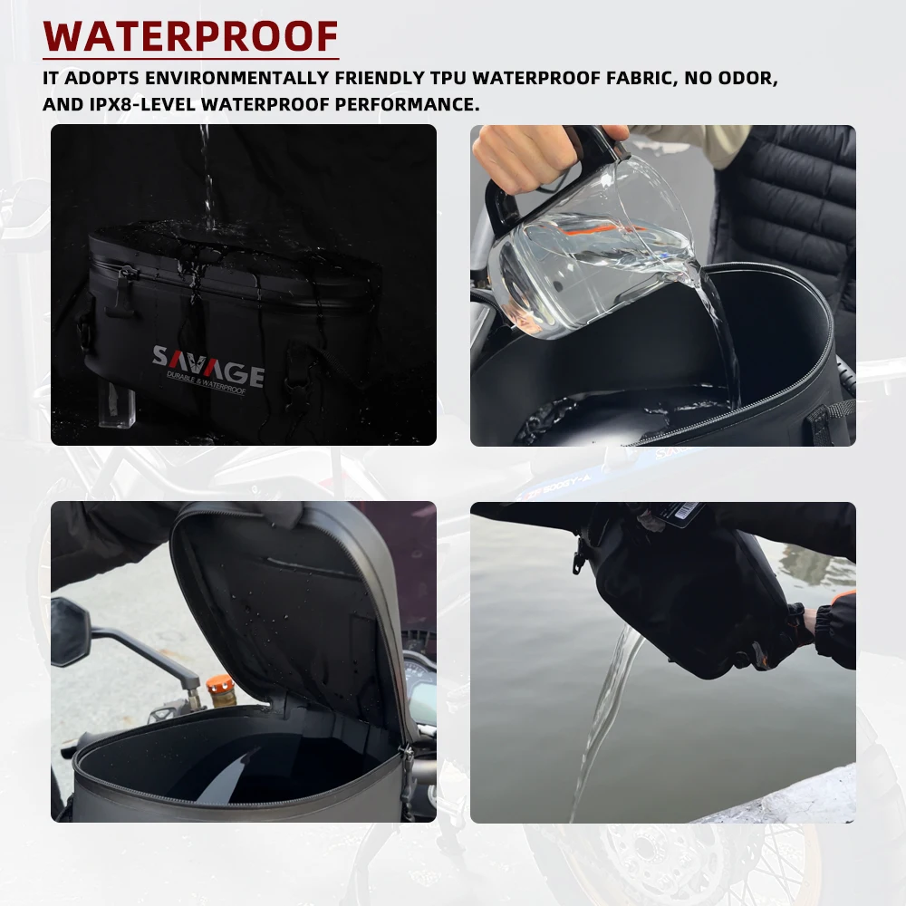 Newest For HONDA CB 500X CB500X 500 X Saddle Fuel Tank Motorcycle Bags Accessories Waterproof Luggage Navigation Tanklock Racing