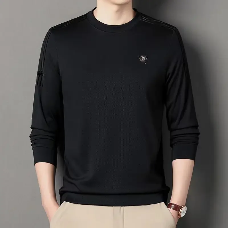 thumbnail image 1 of Camiseta holgada para hombre Tendencias de moda 2024 Jerseys para hombre Capa base Emo Tops de alta marca Venta de sudaderas estéticas de calidad de lujo, 1 of 5