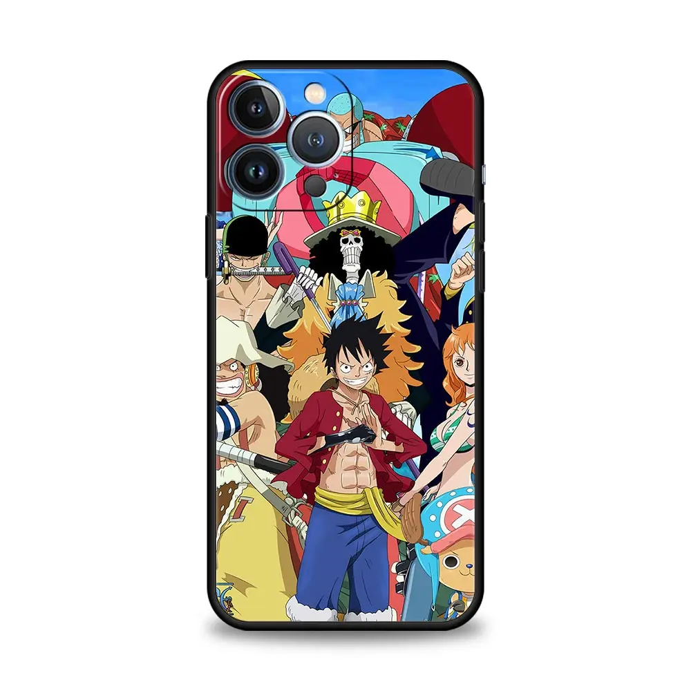 iphone 13 pro leather case Anime One Piece Zoro Luffy Hot Case for Apple iPhone 11 7 13 Pro Max 12 XR X 6 12 Mini 5 6 Plus SE Phone Cover Shell Bag Fundas iphone 13 pro cover