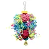 3Pcs/lot Bird Parrot Toy Set Colorful Shredder Foraging Assorted Hanging Cage Bird Chewing Rack Toys Pet Parrot Molar Bite Toy 2