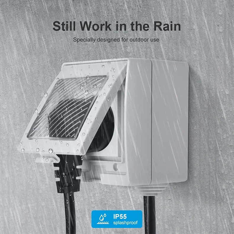 plug ao ar livre ip55 à prova