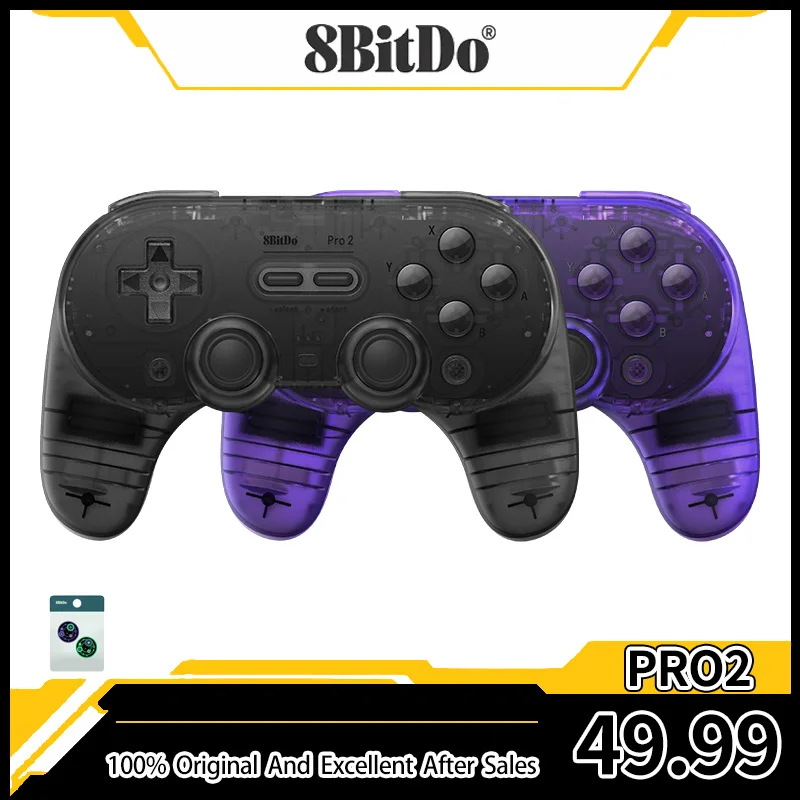 

8BitDo Pro2 Bluetooth Controller For Nintendo Switch/Switch Oled,PC,Win10/11,Android,iOS,Steam Deck & Raspberry Pi Gamepad