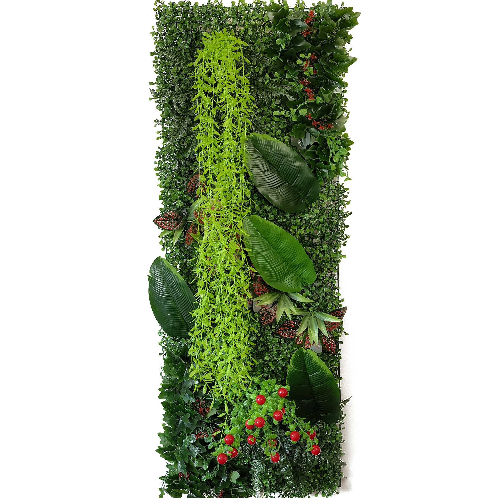 Artificial Plants Grass Wall Panel Boxwood Hedge 15.74inch *47.24inch Faux Fake Grass Moss Suitable for Outdoor Indoor Garden