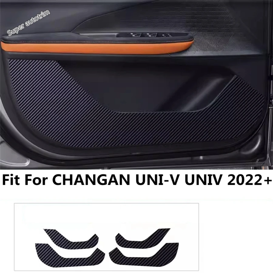 

Car Door Anti-kick Pad Protection Side Edge Film Carbon Fiber Look Sticker Accessories Interior For CHANGAN UNI-V UNIV 2022 2023