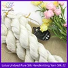 Undyed  Pure Silk Yarn HandKnitting Yarn silk 22  color nat white 1