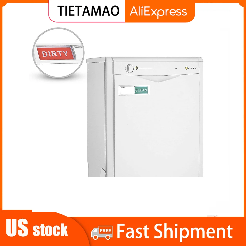 

Белая магнитная вывеска Зулай для мытья в посудомоечной машине