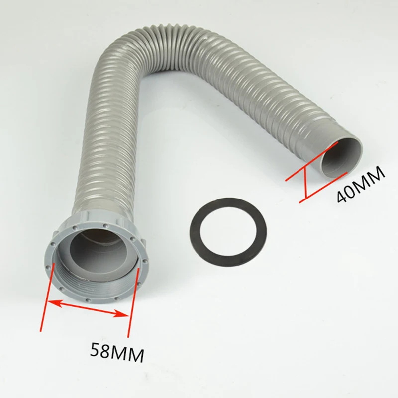 Washing Machine Drain Hose Thick Discharge Quality PP And PVC Materials Direct Use Or Extension