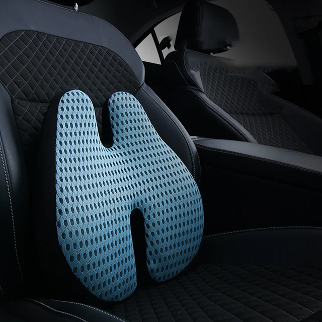 Memory Foam Car Seat Cushion For Back Pain Relief 3d Mesh Lumbar