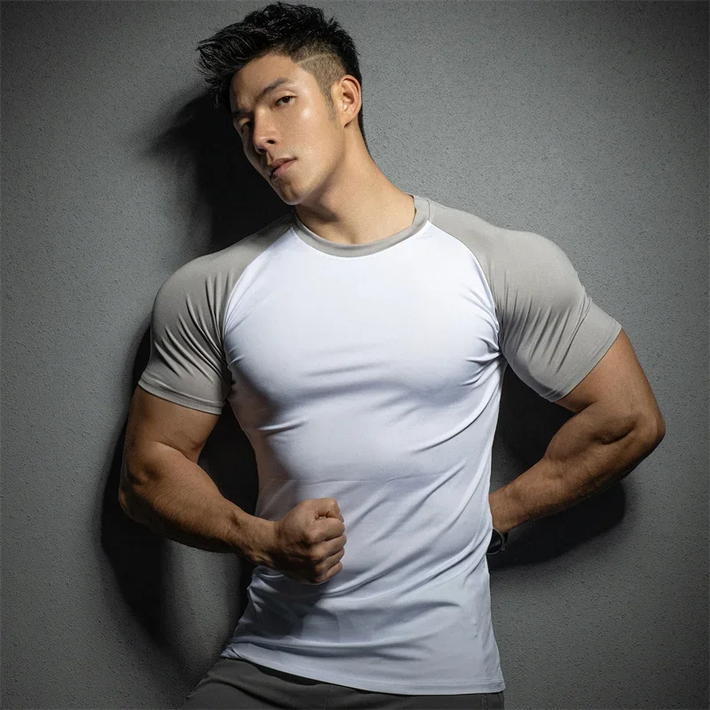 جديد الصيف الترفيه الجري تي شيرت رياضة التدريب الق...