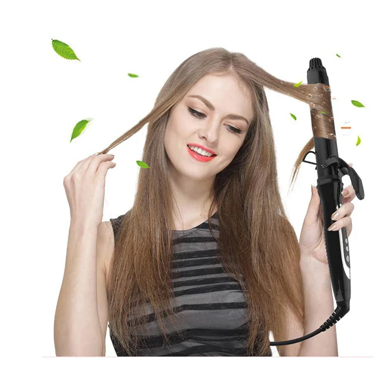 1.25 Diameter Barrel Longest Black Large Curling Iron on the Market Extra Long Ceramic Best Curling Iron for Long Hair