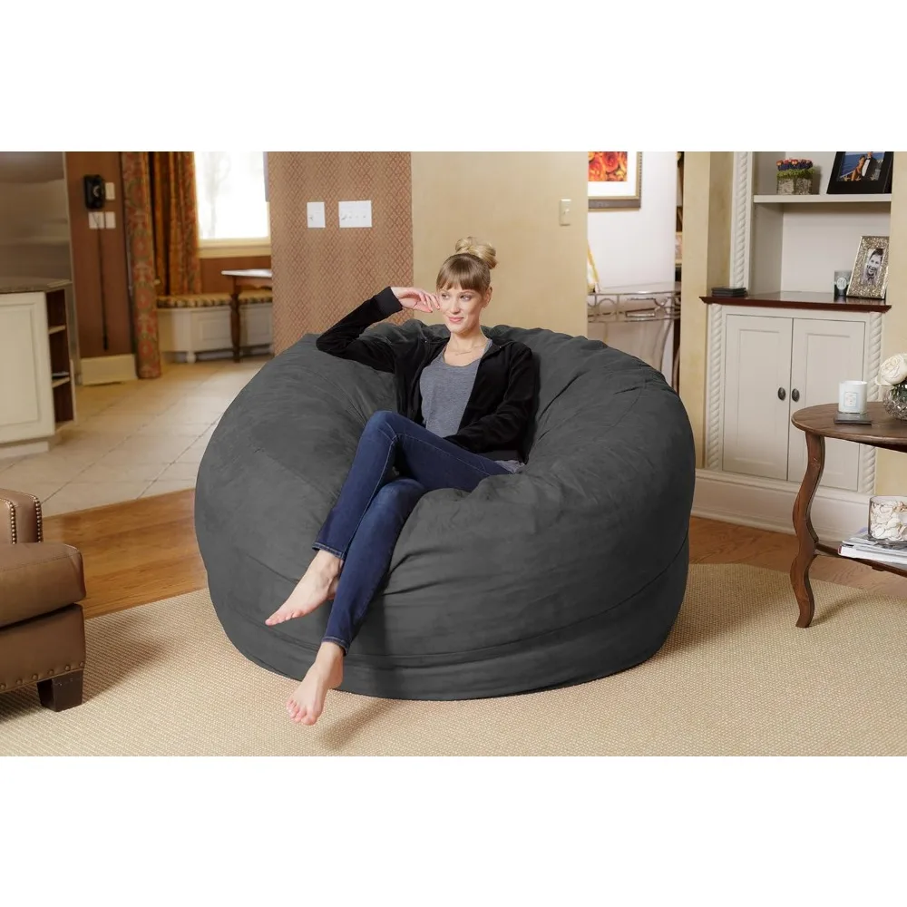 Bean bag chair giant memory foam furniture bean bag big sofa with soft micro fiber cover
