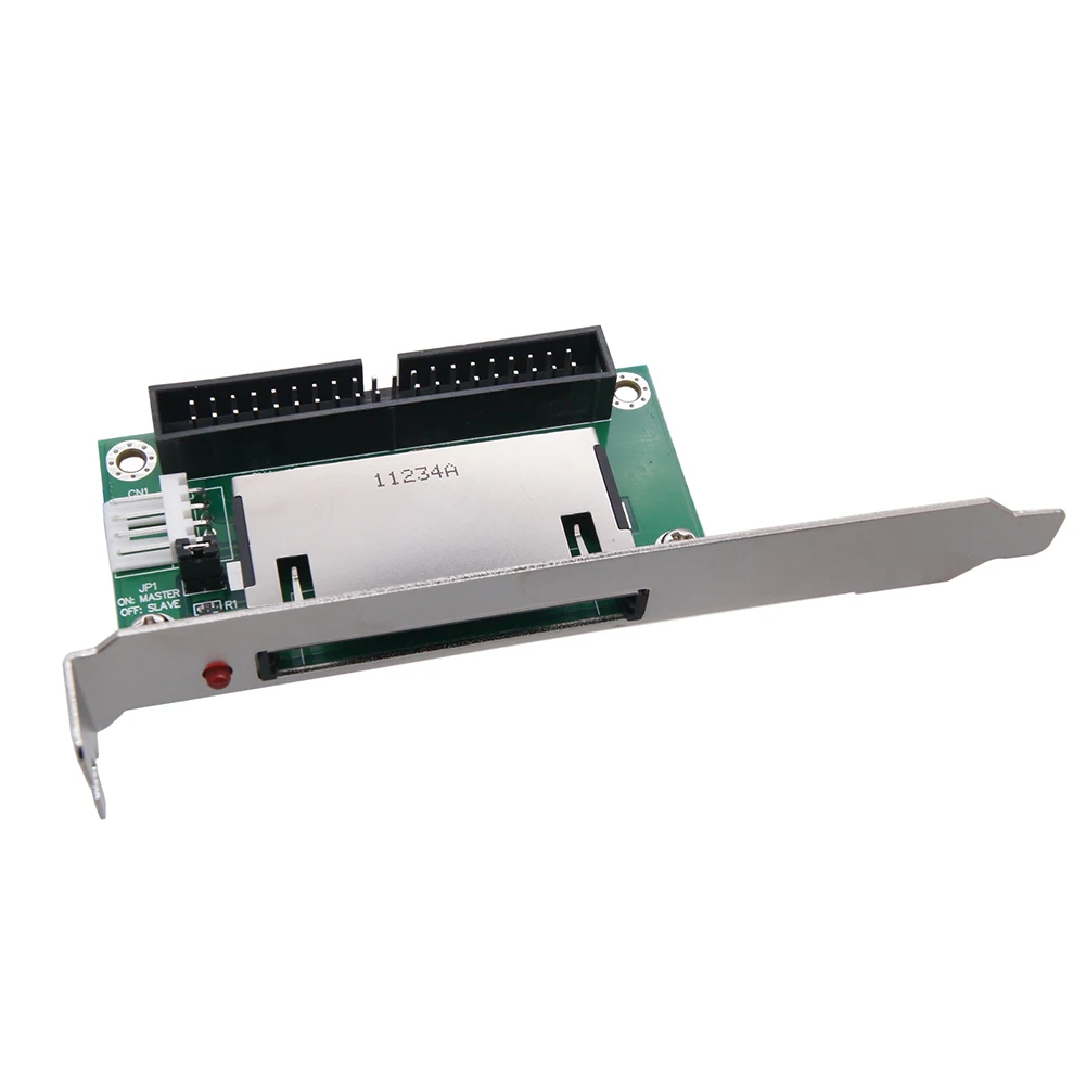 40-контактный загружаемый адаптер для задней панели, коннектор, компактный кронштейн PCI, конвертер CF в IDE