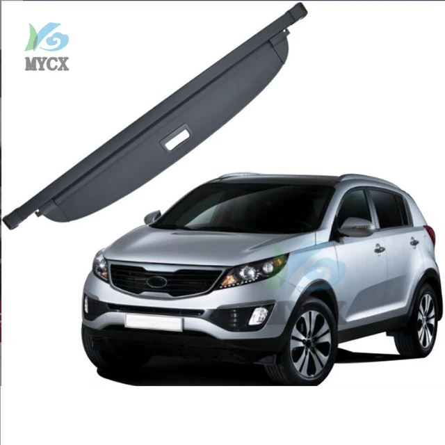 Auto Innen Hinten Trunk Cargo Gepäck Abdeckung Sicherheit Schatten Schild  Vorhang Versenkbare Fracht Abdeckung Für KIA sportage R KX5 10-17 -  AliExpress