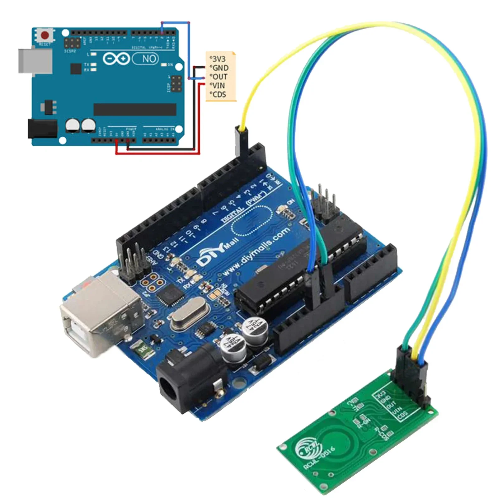 5 Sensori Radar RCWL-0516 - Per Arduino E Raspberry Pi, Rilevamento A Microonde 3.3V, Con Cavi E Header - Foto 11