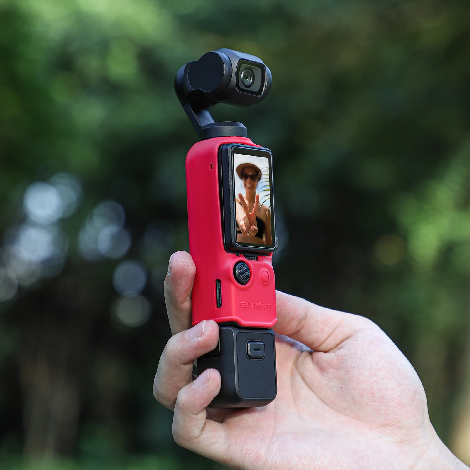 Silicone Case for DJI Pocket 3 Handle Protective Cover Lens Cap Soft Shell for DJI Osmo Pocket 3 Gimbal Camera Accessories
