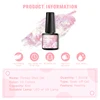 8PCS/SET  Autumn Thread Shell Nail Polish Gel Set Glitter Semi-Permanent Soak Off UV Nail Art Manicure Varnish Supplies Kit 5