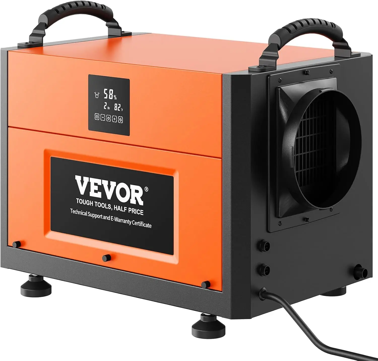 190 Pints Commercial Dehumidifier with Drain Hose for Crawl Spaces, Basements Warehouse & Job Sites,Large Capacity Dehumidifier.