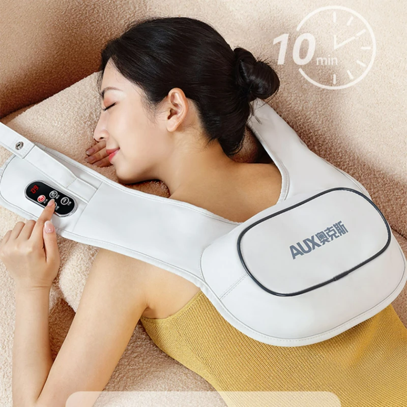 

Wearable Design Cervical and Lumbar Spine Massager Shoulder and Neck Beating Massage Shawl Waist Back Multifunctional Massagers