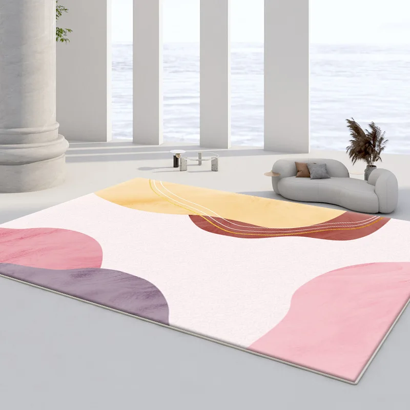 

21222, ковер из кашемира большого размера для гостиной, современный грязеотталкивающий ковер большой яркости, роскошный высококачественный ковер