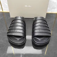 Rick shoes leather comfortable soft-soled indoor and outdoor slippers simple and high-end drag hand-customized. 2