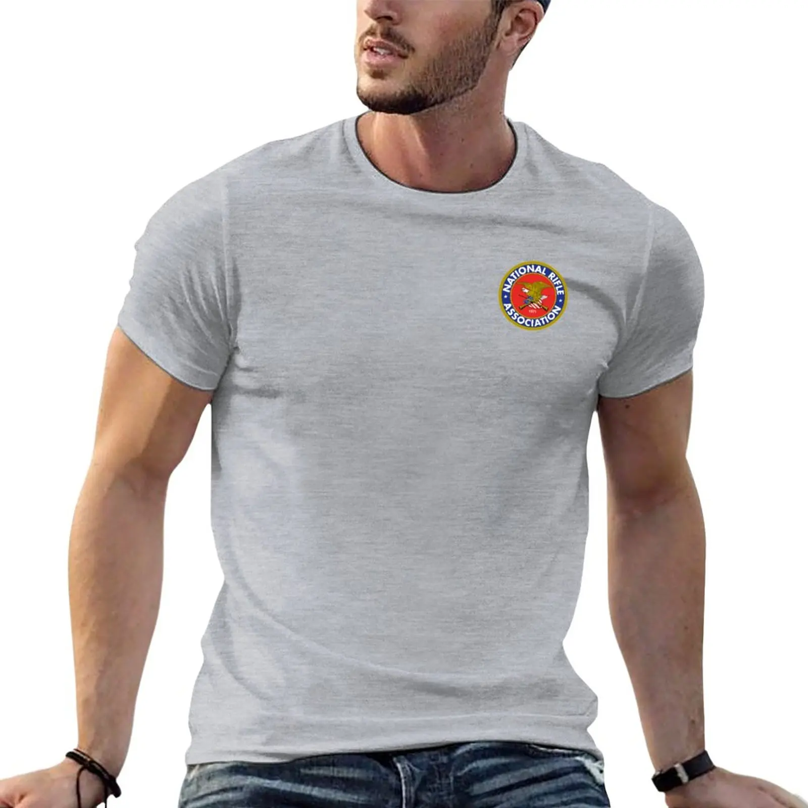 

NRA T-Shirt vintage heavyweights graphics animal prinfor boys mens champion t shirts